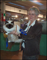 Rose med hendes medalje/ Rose with her medaljon.